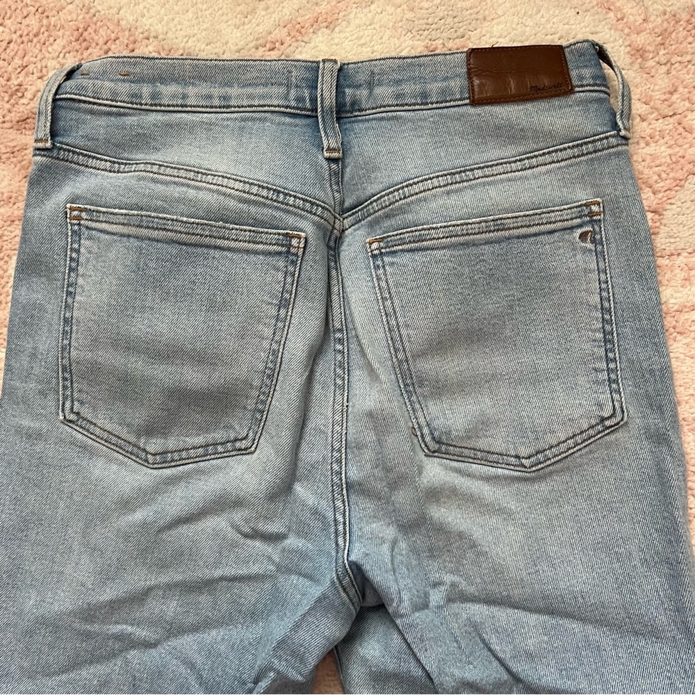 Madewell Women's The Perfect Vintage Straight Leg Jeans - Light Blue size 28 - Picture 6 of 6